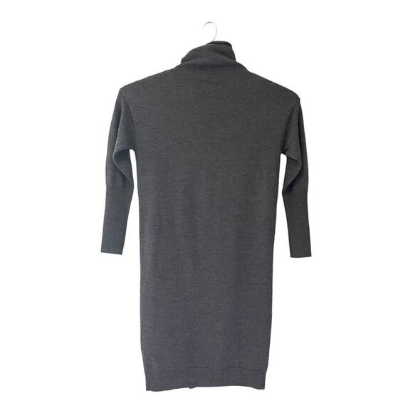 Aritzia Wilfred Cyprie Merino Wool Mock Neck Chalet Grey Sweater Size XS - Picture 3 of 6